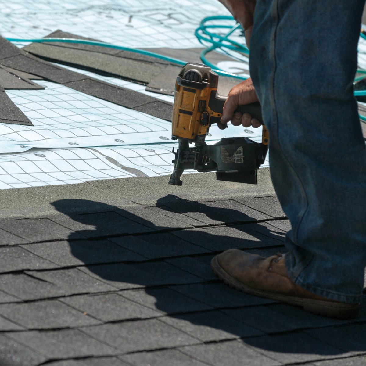 Commercial roofing project in Texas