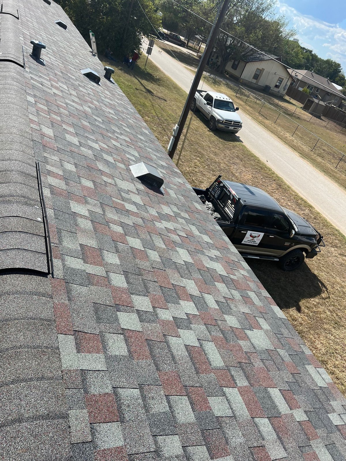 Martindale TX completed mobile home roof replacement