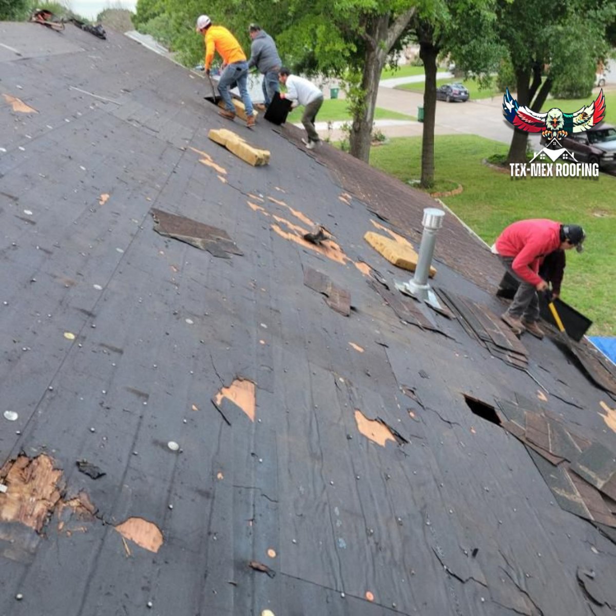 Complete roof replacement in Texas